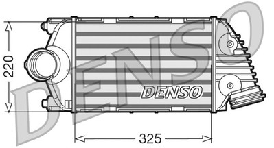 DENSO DIT28015 intercooler, charger for Porsche