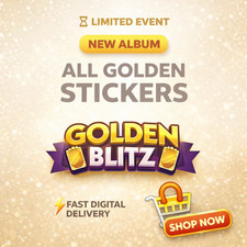 Monopoly GO Golden Blitz Event   Fast Digital Sticker
