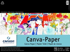 Canson (CN100510845) ARTIST SERIES CANVA-PAPER PADS 18 X 24