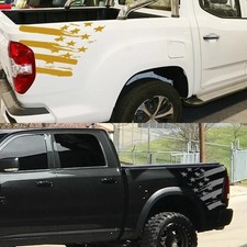 2pc Distressed American Flag Pickup Truck Decal Compatible With Dodge Ram Trucks 2pc Distressed American Flag Pickup Truck Decal Compatible With Dodge Ram Trucks