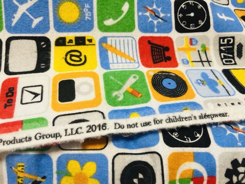 3 Yards New Travel Time Flannel By Springs Creative Product Group 42” Wide - Picture 7 of 7