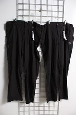 2 X Lonsale Mens Golf Style Trousers - Black - Size 4XL XXXXL (L23) NEW