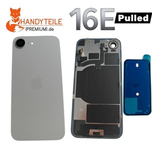100% Original IPHONE  16E Akkudeckel Weiß Backcover Nfc Blitz TOPPP  Grad A