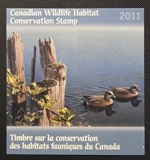 2011 CANADA FEDERAL WILDLIFE HABITAT CONSERVATION, AMERICAN DUCK
