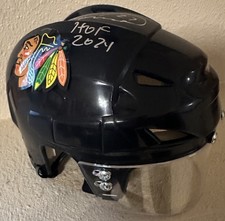 Jeremy Roenick signed Chicago Blackhawks mini helmet