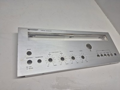 Sharp SA-120 Vintage Stereo Receiver Faceplate 