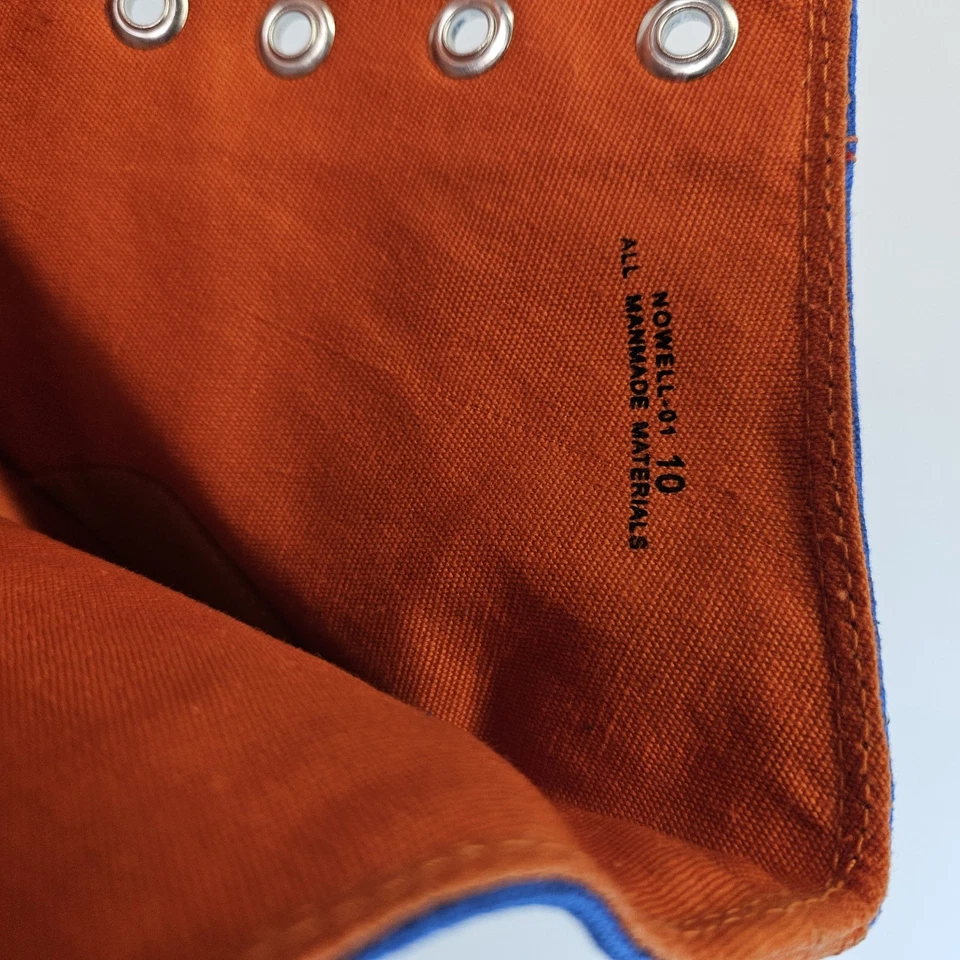 Anne Michelle Nowell Stiletto Laceup Sneaker Heels 10 Navy Blue NY Knicks Sporty - Image 4 of 4