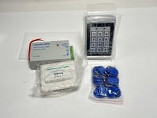 HFeng RFID Door Access Control Keypad Kit 125KHz Power Supply Fobs