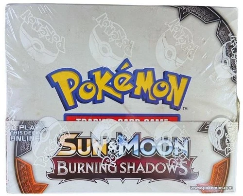 Pokemon Sun and Moon 3 Burning Shadows Theme Deck Display