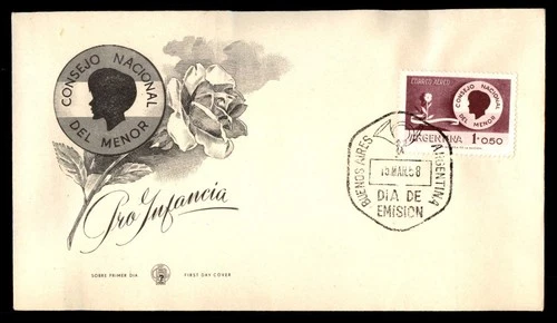 Mayfairstamps Argentina FDC 1958 National Childrens Council First Day Cover aaw_