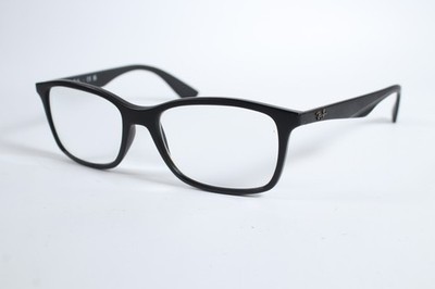 Ray Ban RB 7047 Unisex Schwarz 5196 Vollrand Kunststoff Brille Brillengestell