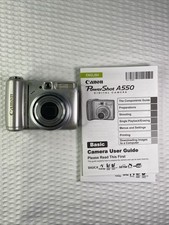 Canon PowerShot A550 Digital Camera - 7.1 MP - UnTested - Parts Only