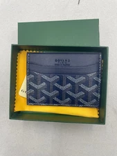 GoYyarrd Saint Sulpice Men Card Holder Wallet-Blue