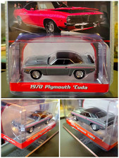 GreenLight 1/64 Barrett-Jackson 1970 Plymouth Cuda RAW Clear Coat Bare Metal