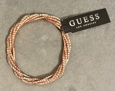 Image of GUESS Rose Gold Bracelet multi-strand bracelet NEW
