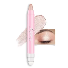 evpct 1Pcs Pearl Nude Pink Shimmer Cream Eye Shadow Brightener Stick for Eyes Wa