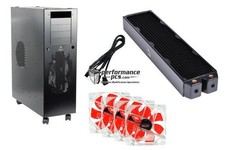 Phobya WaCoolT UltraBig Watercase Black - Quad Bundle