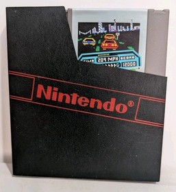 Rad Racer (Nintendo NES, 1987) cartuccia e cover - testato