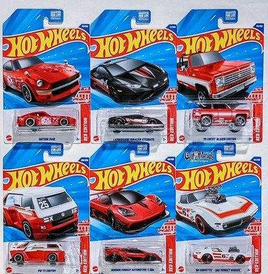 Hot Wheels Target Red Edition #7-#12