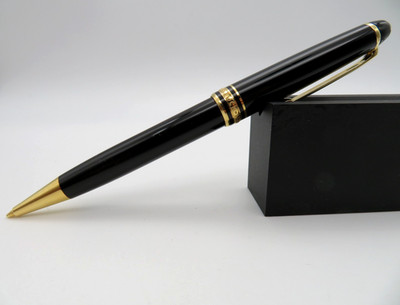 Montblanc Meisterstück Classique 165 Dreh-Bleistift Schwarz Gold 0,7mm ID 12737