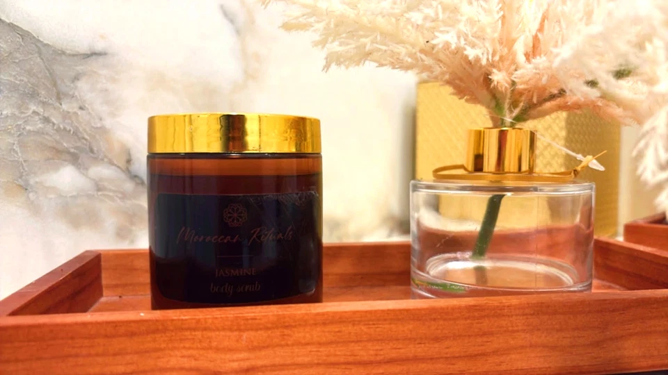 Moroccan Rituals luxury oud body scrub.  - Image 2 of 3