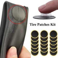 UK 50X Glueless Bicycle Cycling Bike Tire Tyre Tube Puncture Patches Repair Kit
