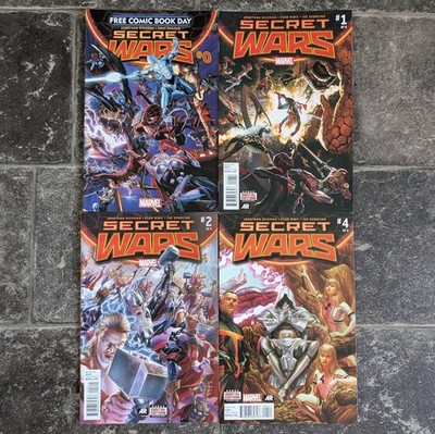 SECRET WARS #0 #1 #2 #4 (2015) - VF