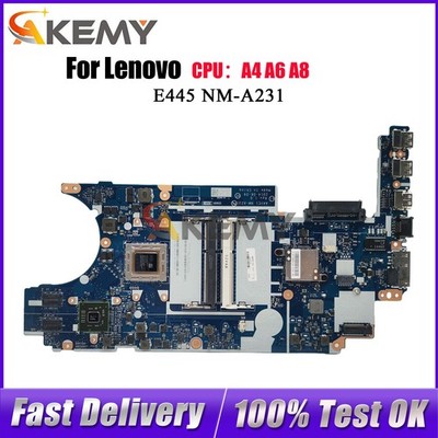 Laptop Motherboard NM-A231 For Lenovo E455 with A6 A8 A10 CPU DDR3 100% Tested