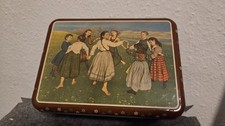 Alte Blechdose Maizena Werke Hamburg Mondamin Vanillinzucker, Keksdose m. Patina