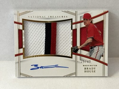 2023 Panini National Treasures BRADY HOUSE Patch Auto 27/49 NATIONALS
