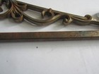 Antique Art Deco Single Swing Arm Curtain Rod Adjustable Cast Bronze Metal — photo 5
