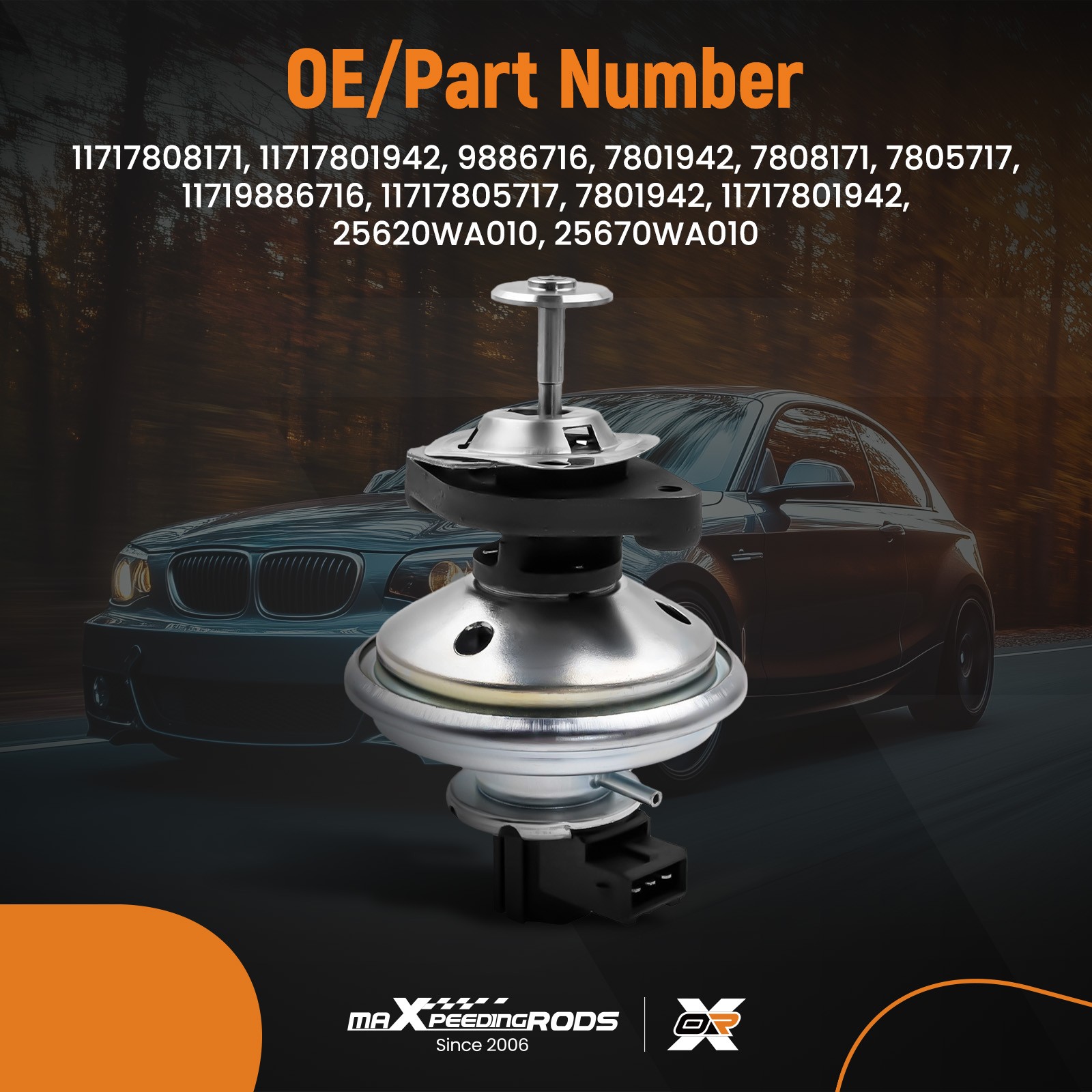 EGR Valve For Mini R55, R56, R57, R58, R59, R60, R61 One Cooper 11717808171 - Image 2