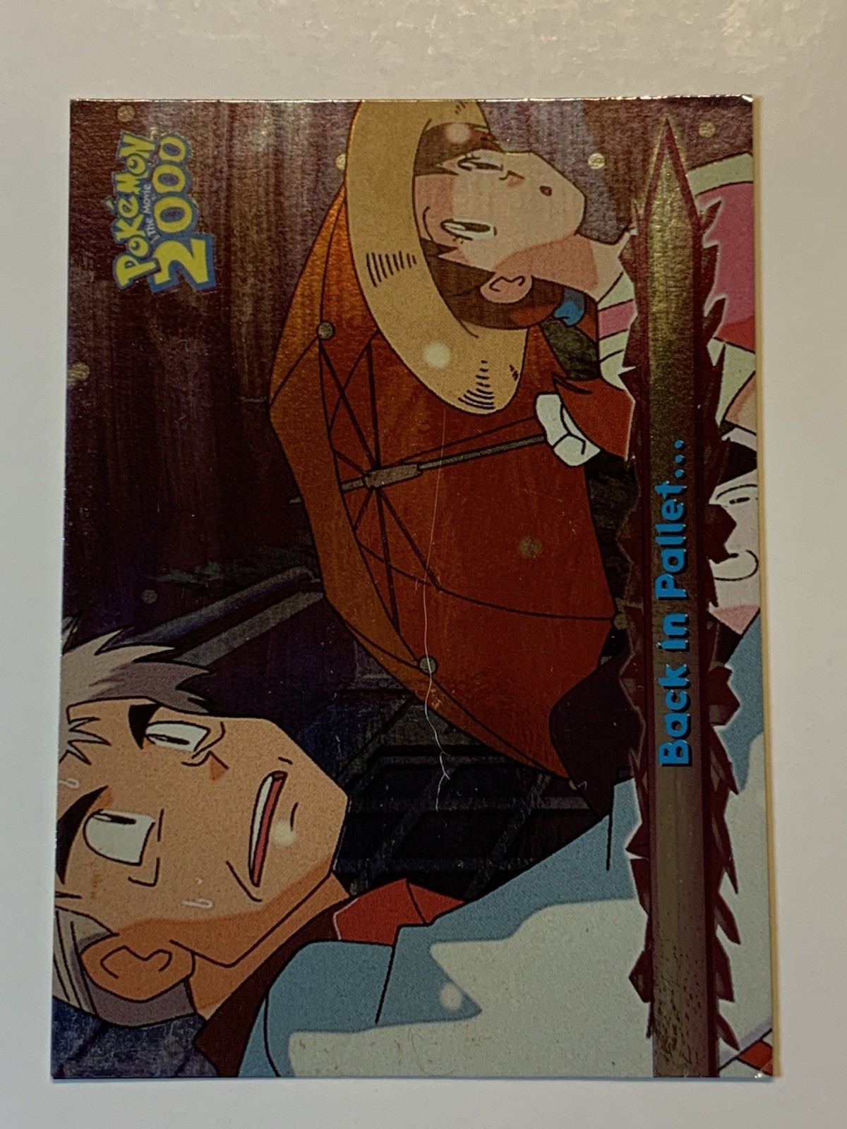 Topps Pokemon the Movie 2000 #21 Back in Pallet.. Silver Foil FREE COMBINED SHIP