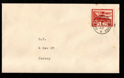 JERSEY 1943 1d FIRST DAY COVER