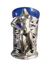 Vintage Japanese Cut Stein Cup w/ Dragon & Woman Figure Art Deco Piece — photo 7