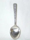 1940s LUNT STERLING SILVER Baby Spoon, Chased Classic Pattern