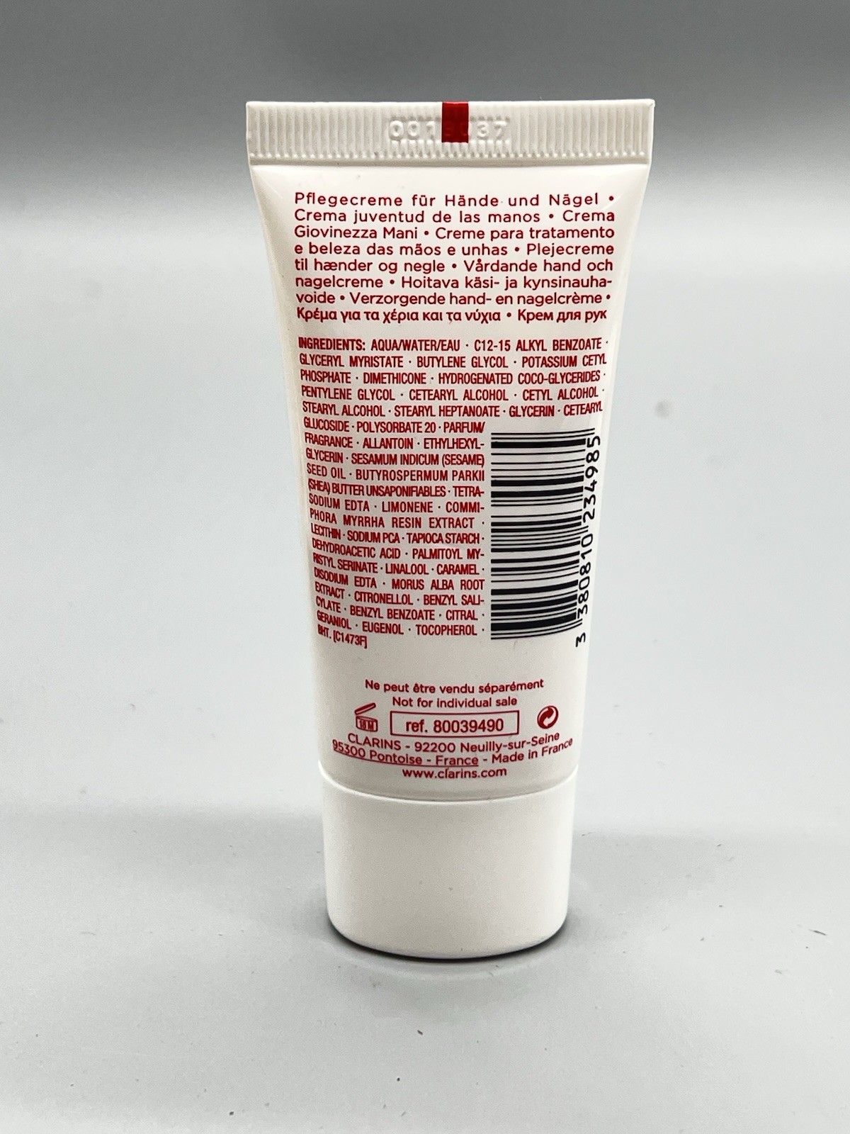 4 Pack - Clarins Hand and Nail Treatment Cream Softens Hands - 1oz - New