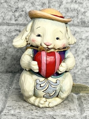 Jim Shore Heartwood Creek ''Somebunny To Love'' Bunny Figurine 4041775 NEW