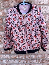 Disney Collection by TUTU COUTURE Minnie Mouse Pink Jacket Girls Size 7/8 Medium