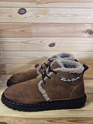 Karl Lagerfeld Men's Cold Weather Boots Wool Lining Size 11.5