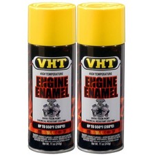Vht High Temp Paint Vhtsp128 2-pack Engine Enamel 11oz Gloss Yellow 550f