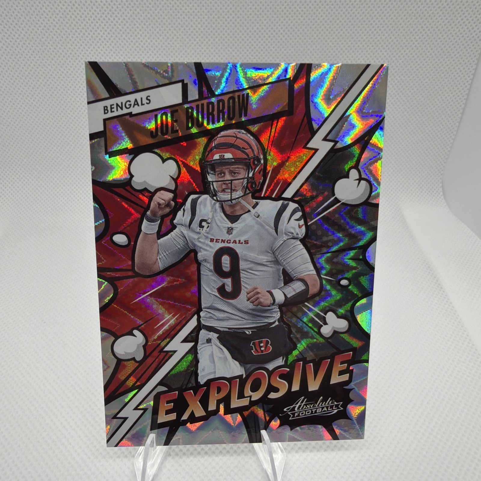 2023 Panini Absolute Explosive Joe Burrow #13 Bengals NFL Football Card