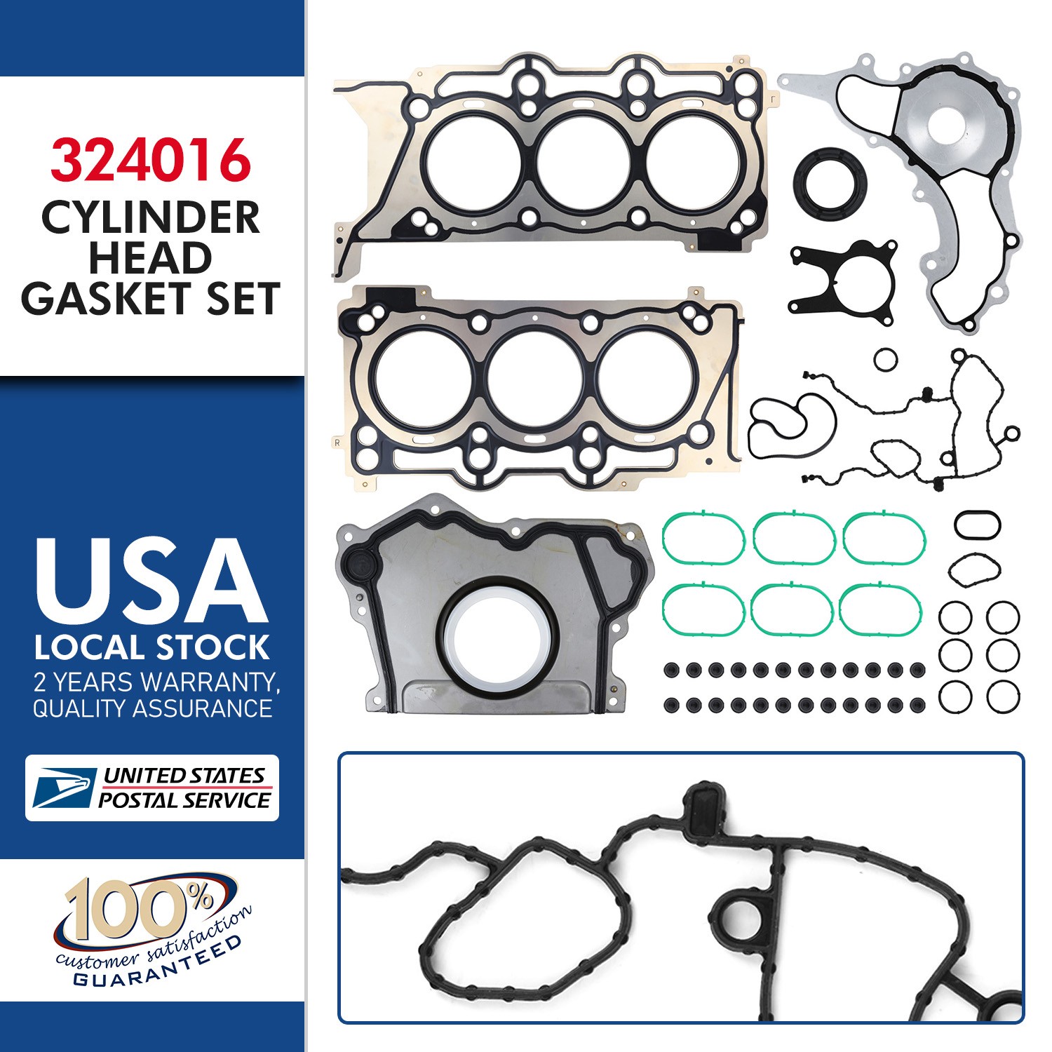 New Engine Cylinder Head Gasket Repair Kit Fit Maserati GHIBLI QUATTROPORTE 3.0L