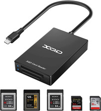 XQD Lettore Di Schede Sd,Type C XQD/SD Card Reader Dual Slot Memory Card Reader 