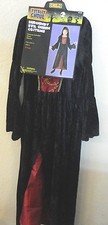 girls NEW NWT BURGUNDY EVIL QUEEN COSTUME size XL DRESS FANCY LACE COMPLETE