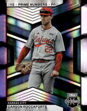 2023 Elite Extra Edition Prime Numbers A #18 Carson Roccaforte SERIAL # 069/200