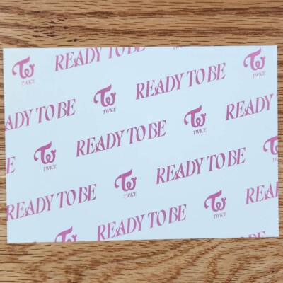Tzuyu Official Soundwave Lucky Draw 2 Cut Photo Twice Ready To Be