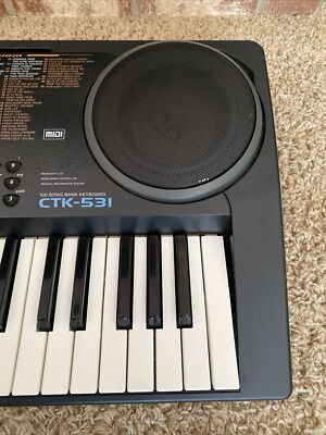 Casio CTK-531 Electronic Keyboard MIDI Synthesizer 100 Song