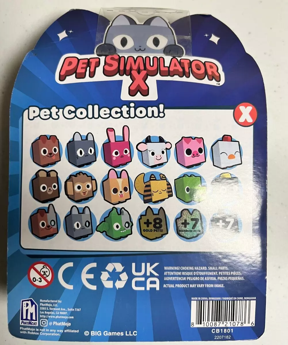 Big games Pet Simulator X Series 1 2 Pk Pack Mystery Egg