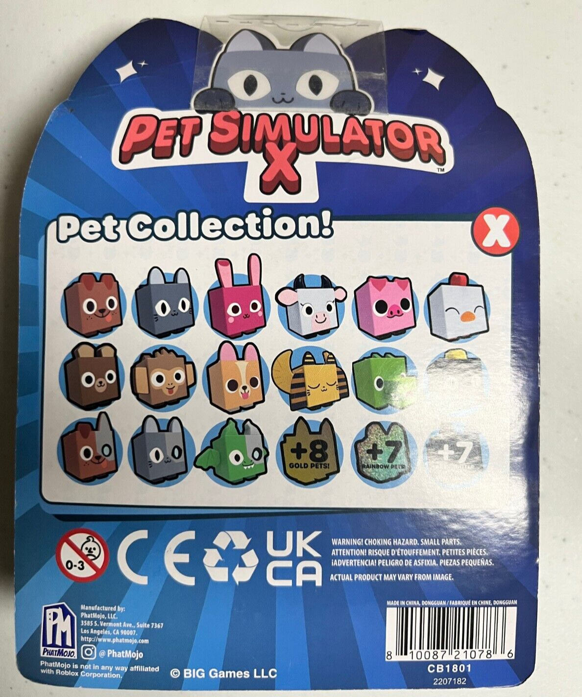 Big Games Pet Simulator X Series 1 - 4 Pk Pack Mystery Egg IN HAND Lot Of 2  NIB